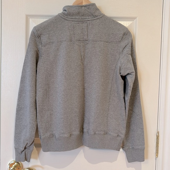 New York University 3/4 Zip Grey Sweatshirt - Picture 5 of 6